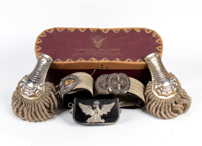 Bandoliera e Spalline per Alta Uniforme da Colonnello