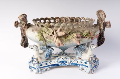 Centrotavola in Ceramica Policroma