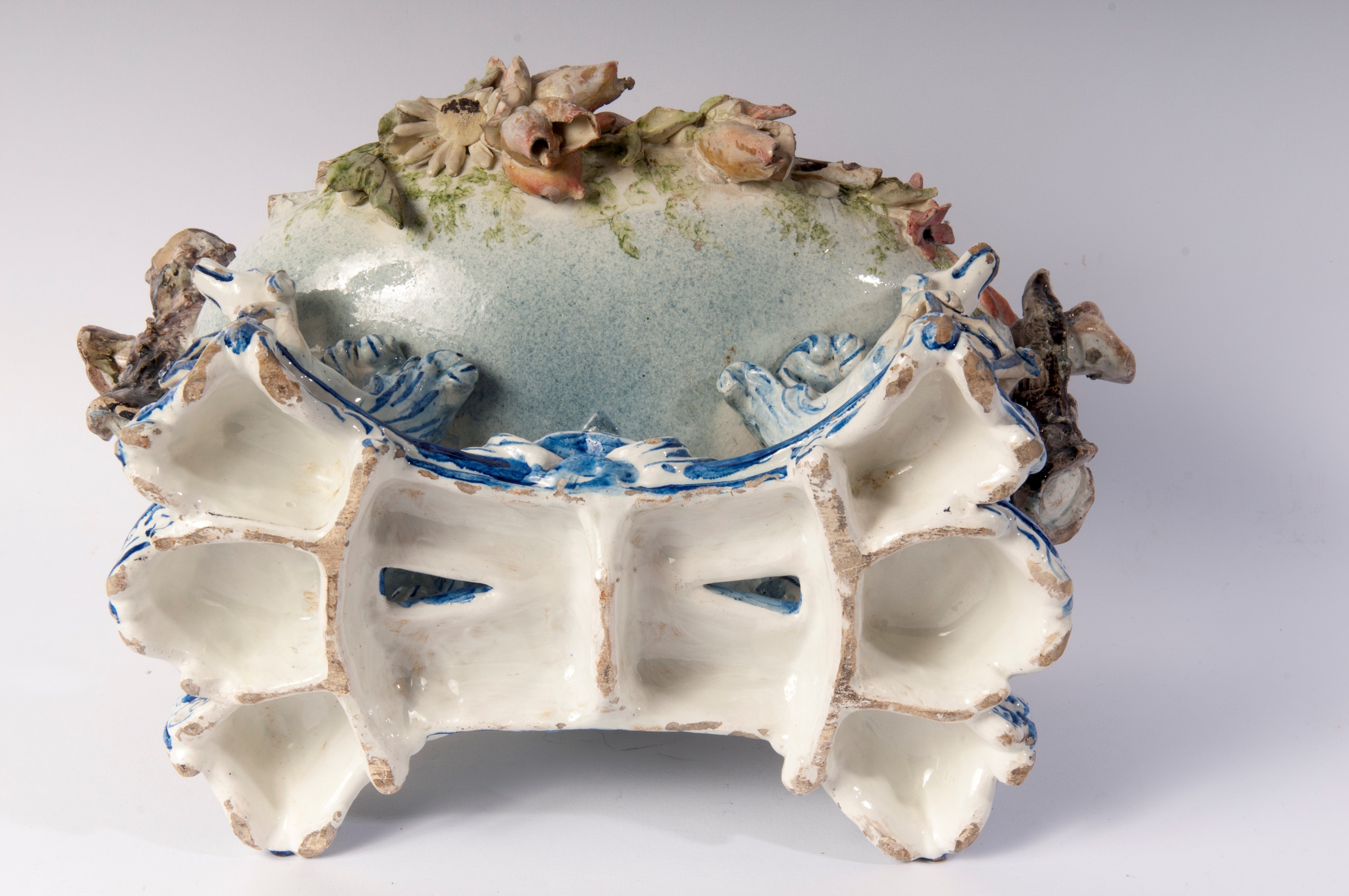 Centrotavola in Ceramica Policroma