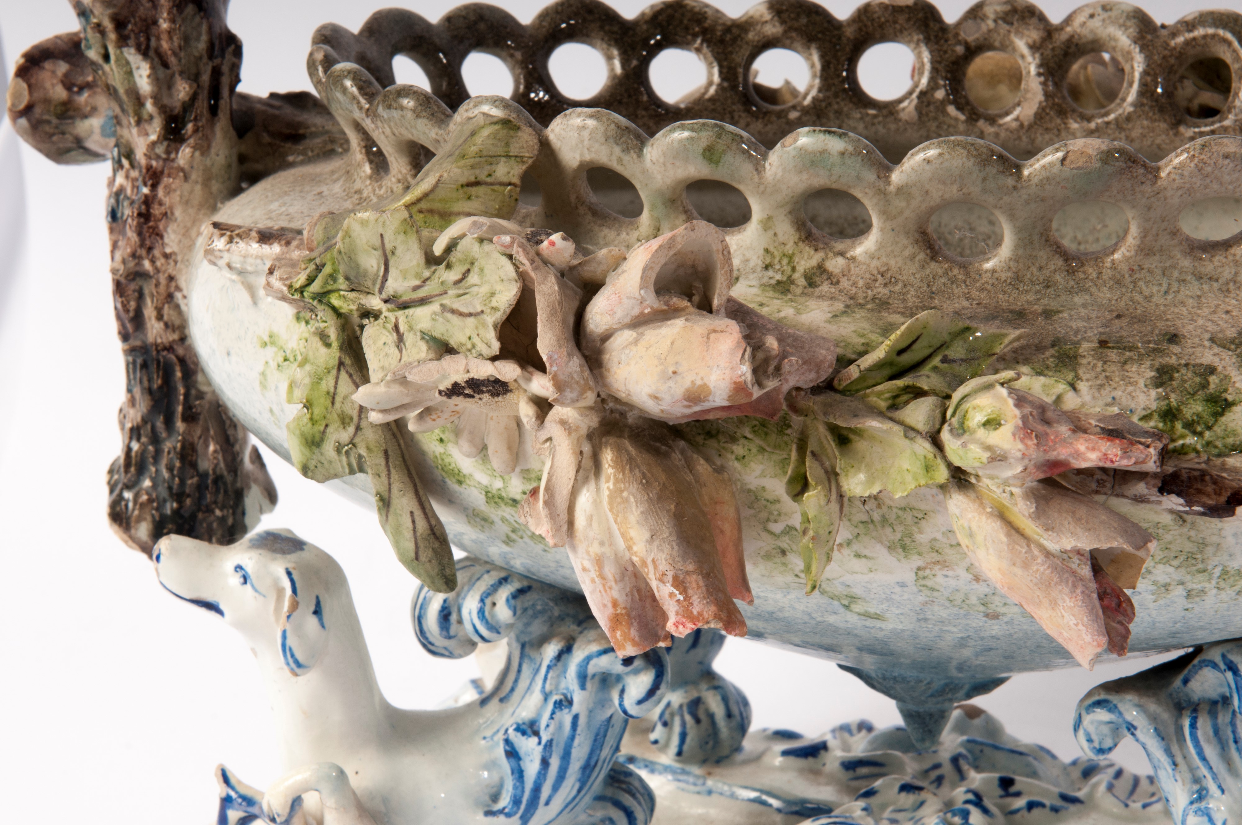 Centrotavola in Ceramica Policroma