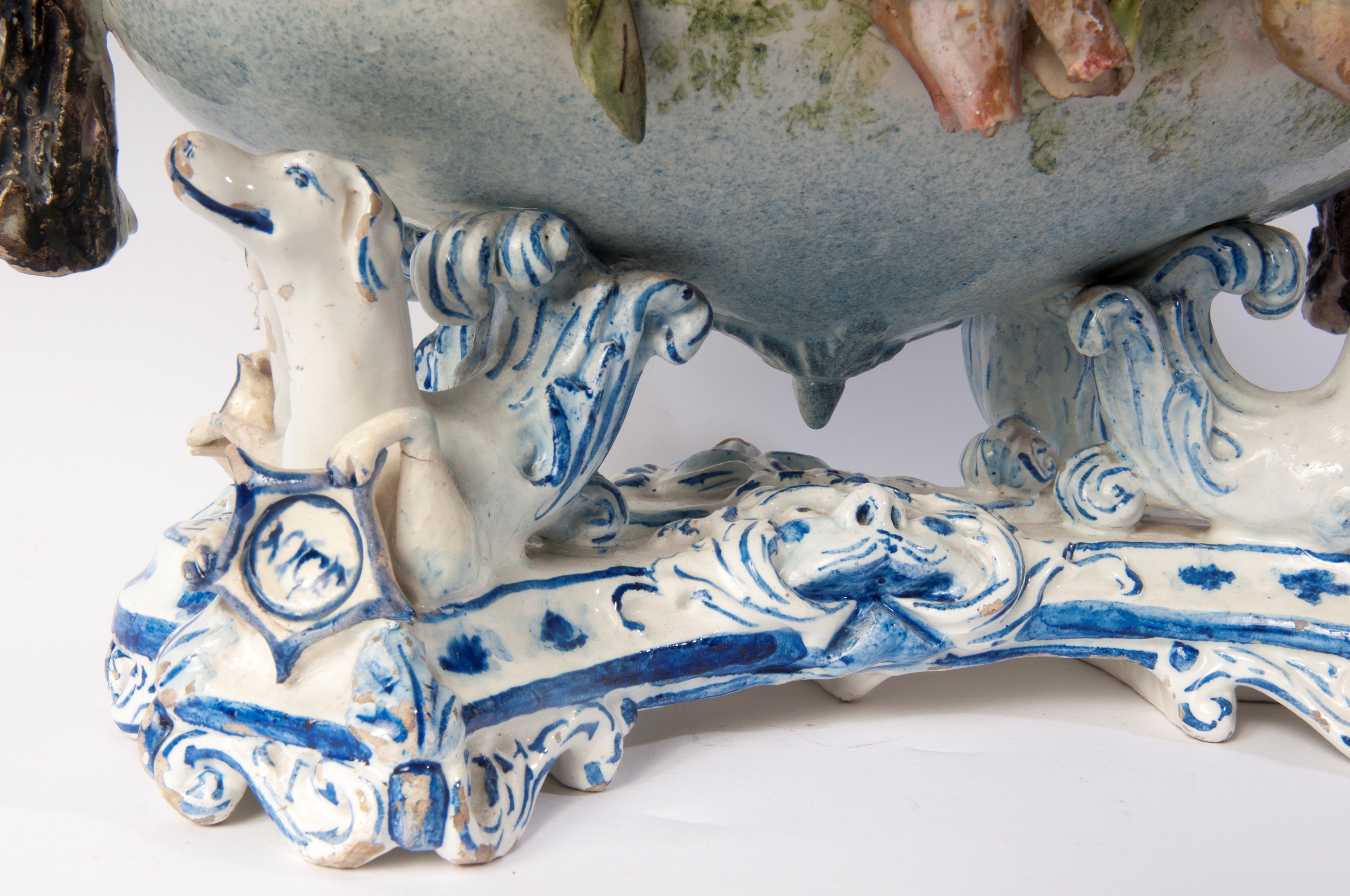 Centrotavola in Ceramica Policroma