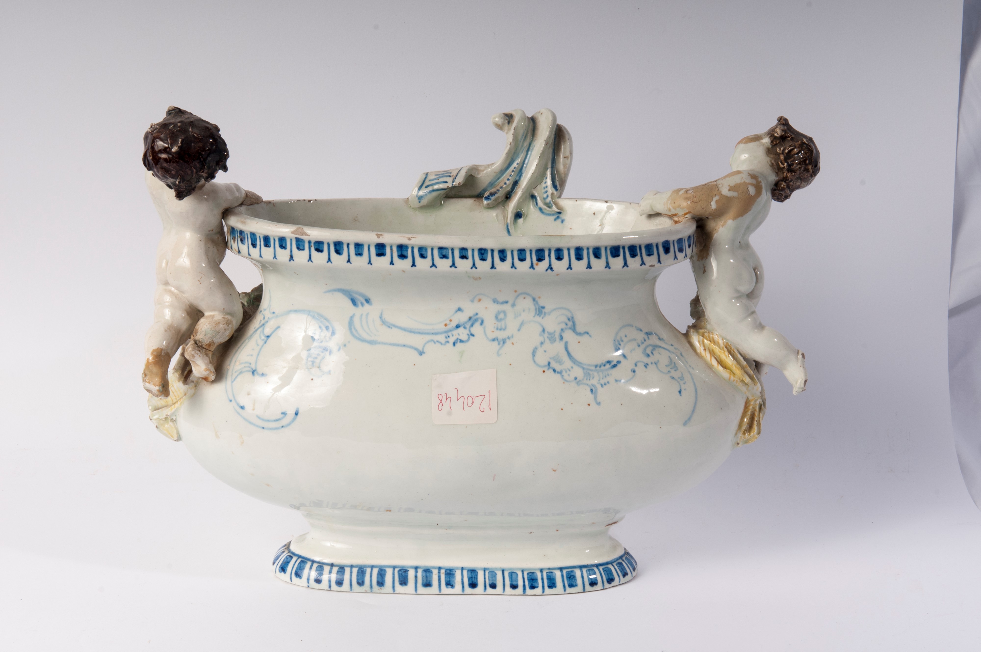 Centrotavola in Ceramica Bianca