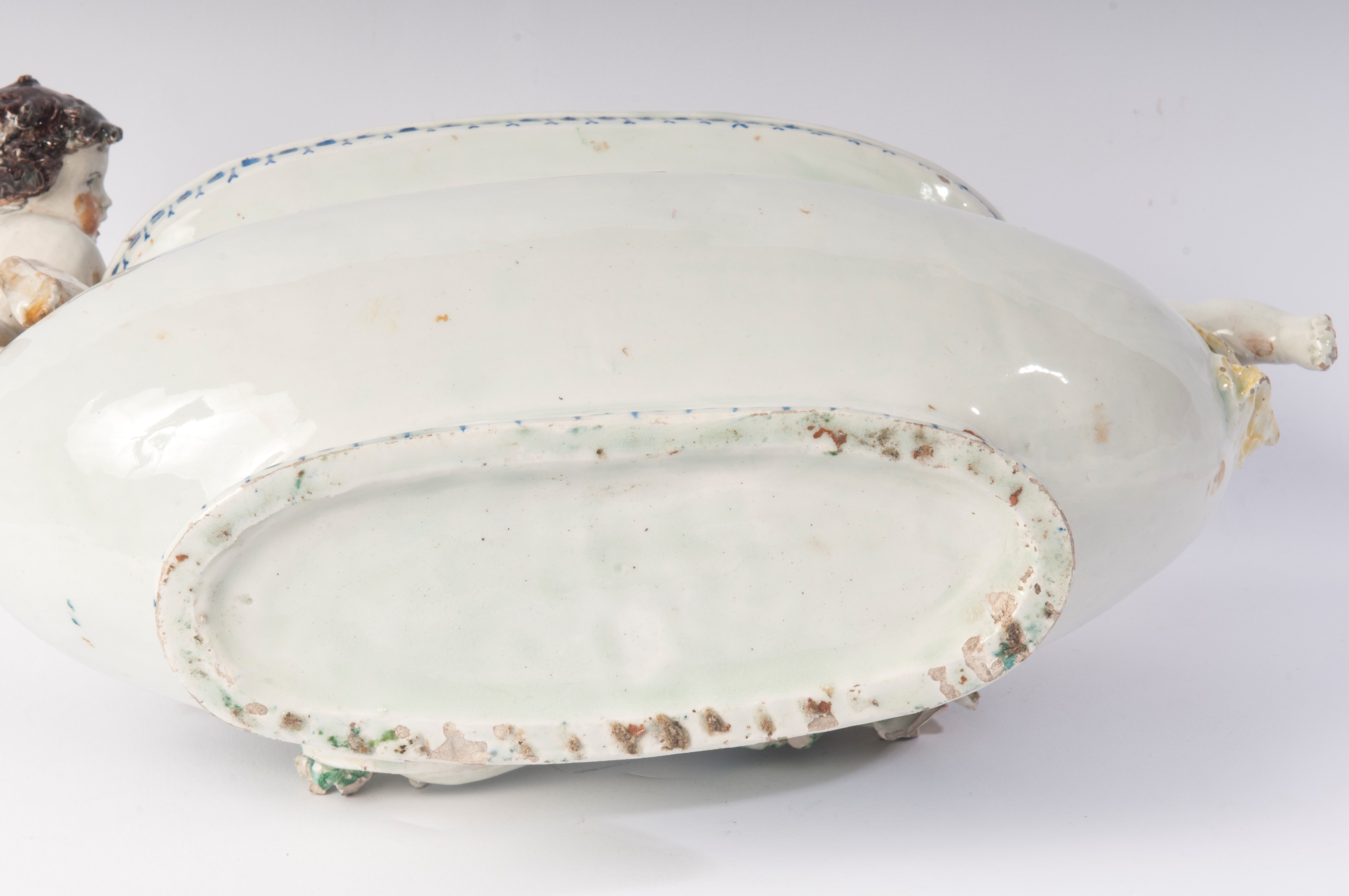 Centrotavola in Ceramica Bianca