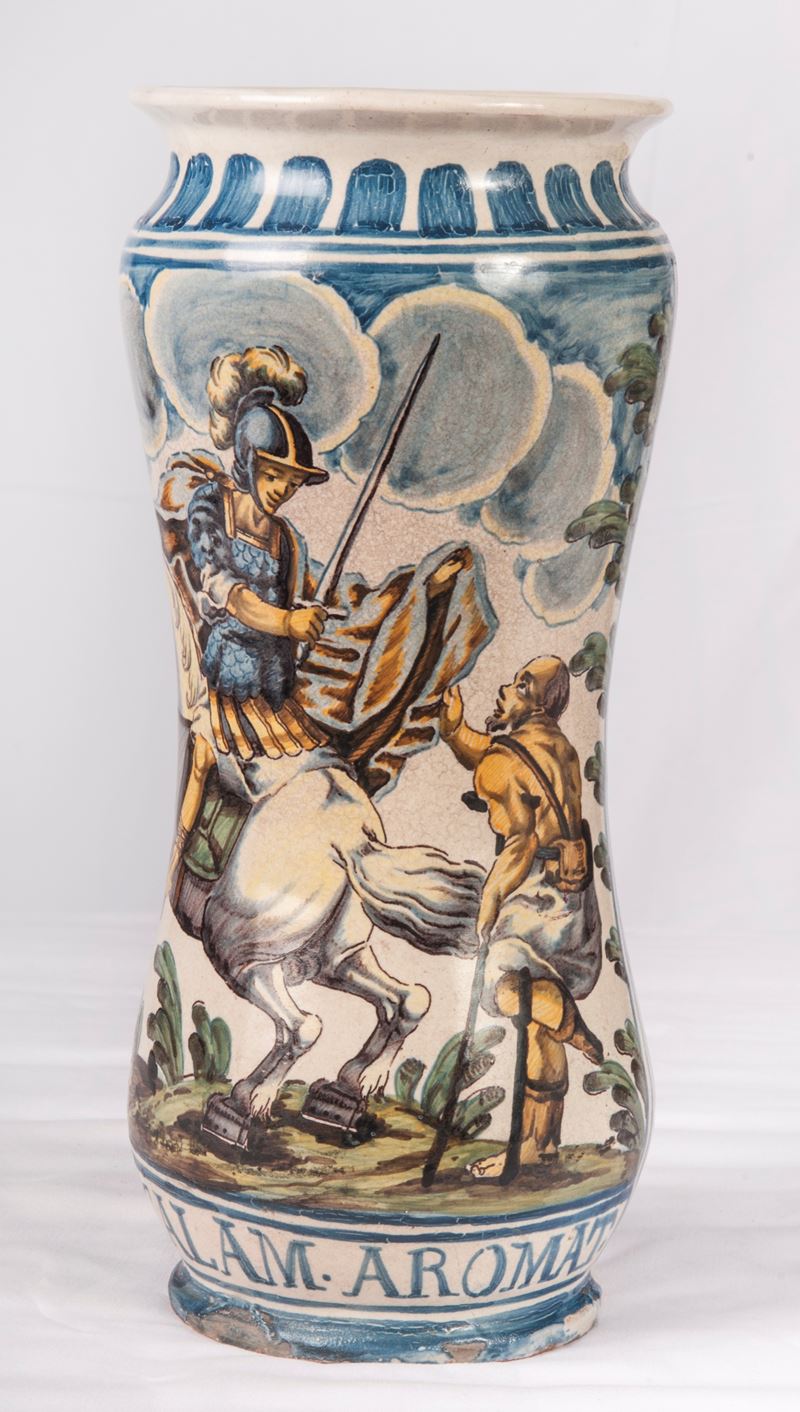 Vaso da Farmacia, Albarello in Ceramica