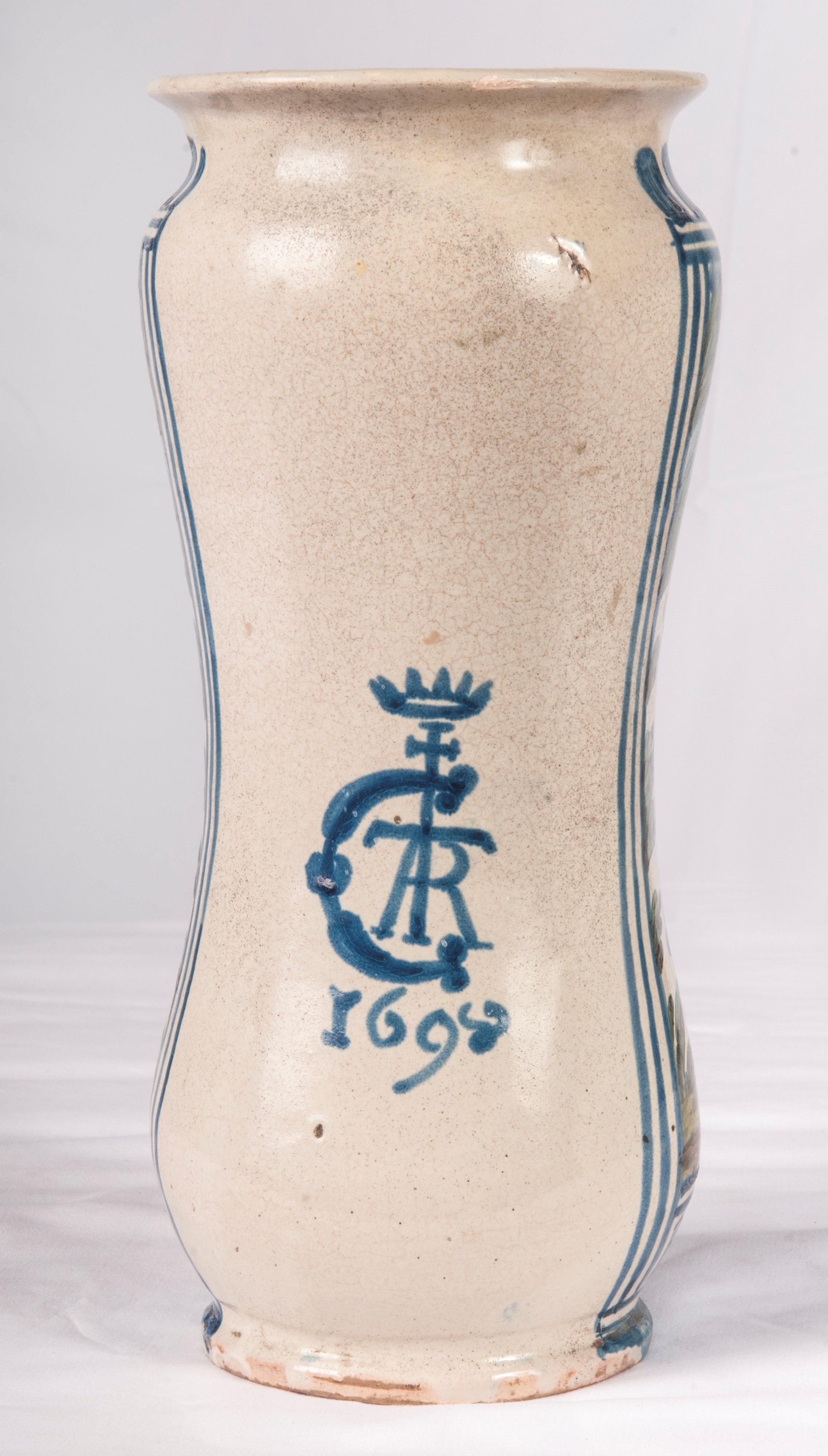 Vaso da Farmacia, Albarello in Ceramica