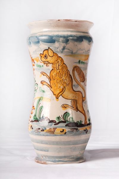 Vaso da Farmacia, Albarello in Ceramica