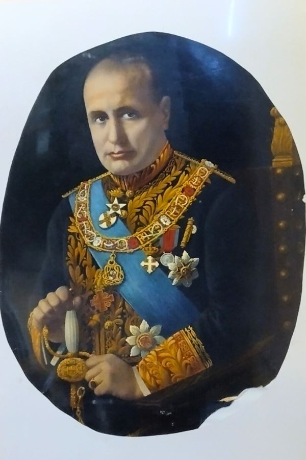 A Benito Mussolini portrait