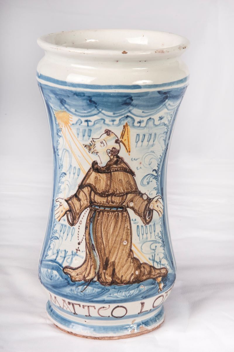 Vaso da Farmacia, Albarello in Ceramica