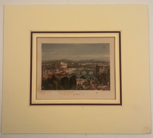 F. Finden. Rome  - Auction Prints, Drawings and Vintage Photos - Bertolami Fine Art - Casa d'Aste