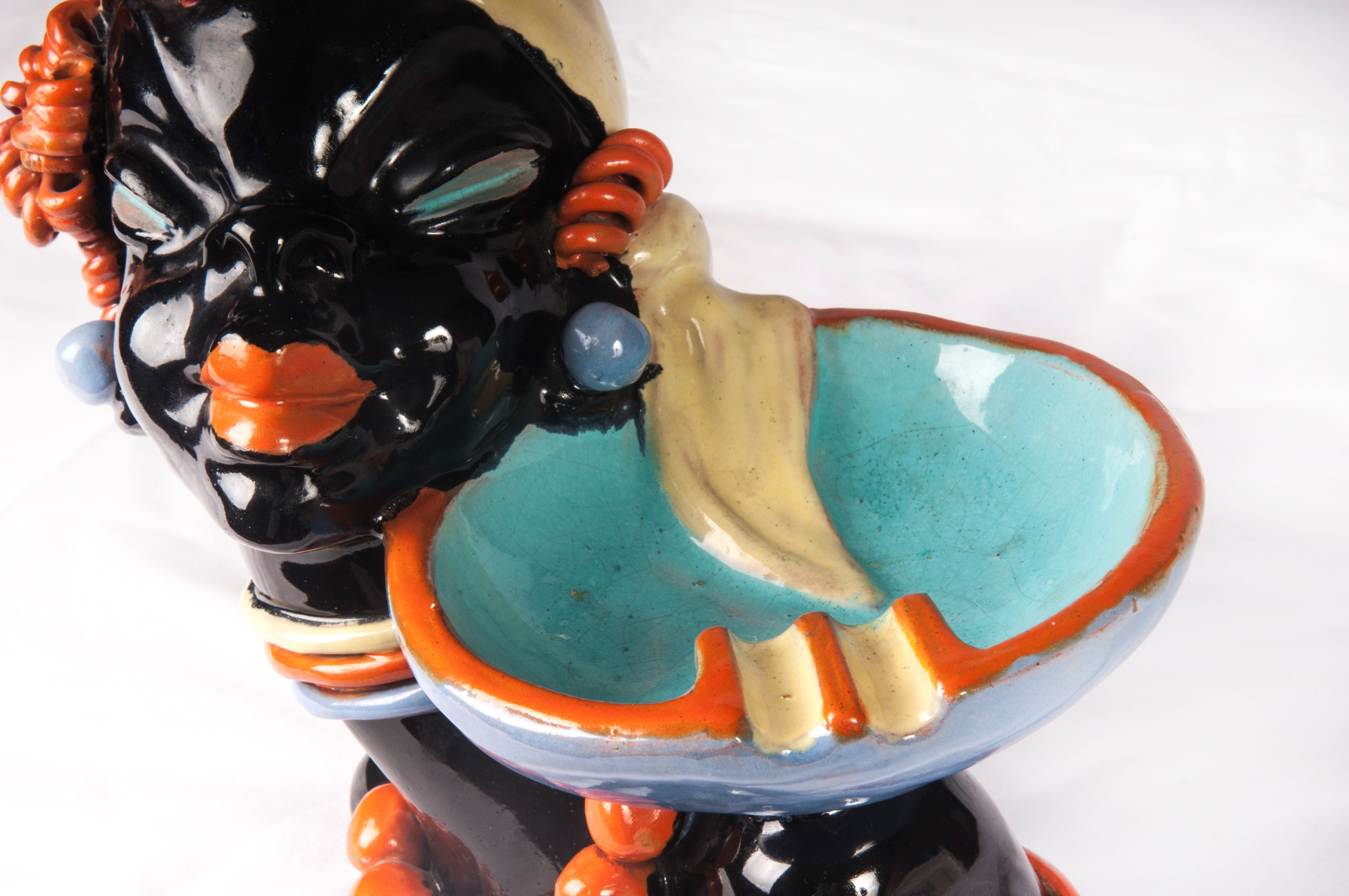 Posacenere in Ceramica Policroma