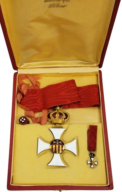 Ordine di Nostra Signora della Mercede, Insegna di Commendatore in Astuccio