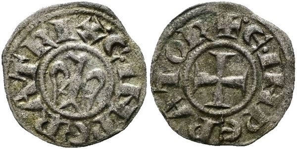 MESSINA. REGNO DI SICILIA. Enrico e Costanza (1194-1196). Denaro. Mir 55; Mi; 0,85gr
