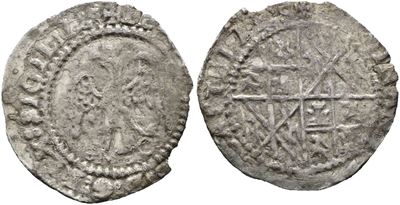 Messina. Regno di Sicilia. Ferdinando il Cattolico (1479-1516) Mezzo Tarì MC. Mir; 252/2; Ag; 1,6...