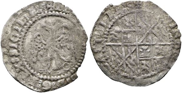 MESSINA. REGNO DI SICILIA. Ferdinando il cattolico (1479-1516) Mezzo tarì MC. Mir; 252/2; Ag; 1,67gr