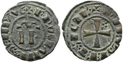 Messina. Regno di Sicilia. Federico II (1197-1250). Denaro (1246). Mir 102; Mi; 1,08gr