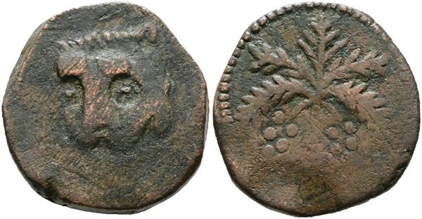 MESSINA. REGNO DI SICILIA. Guglielmo II (1166-1189). Trifollaro (1180-1185). Mir 36, Spahr 117; Cu; 10gr