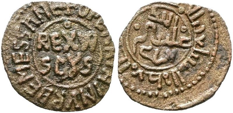 Messina. Regno di Sicilia. Guglielmo II (1166-1189). Follaro. Mir 38; Cu; 1,15gr