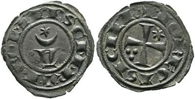 Brindisi. Federico II (1197-1250). Denaro (1242). Mir 284; Mi; 0,86gr; Raro