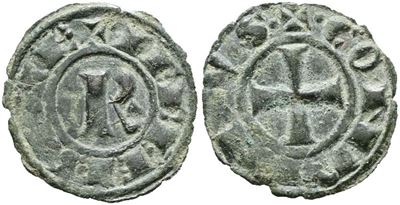 Brindisi. Corrado i (1250-1254). Denaro R. Mir 304; Mi; 0,65gr