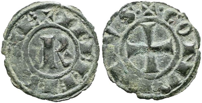 Brindisi. Corrado i (1250-1254). Denaro R. Mir 304; Mi; 0,65gr