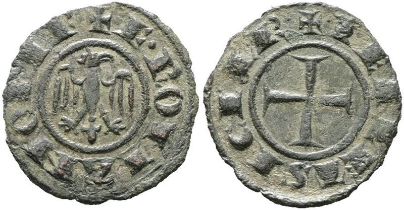 Messina. Regno di Sicilia. Federico II (1197-1250). Denaro (1244). Mir 98; Mi; 0,92gr