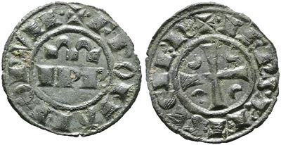 Messina. Regno di Sicilia. Federico II (1197-1250). Denaro (1245). Mir 100; Mi; 0,70gr