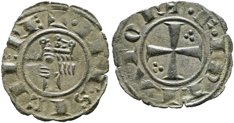 Messina. Regno di Sicilia. Federico II (1197-1250). Denaro (1225). Mir 93; Mi; 0,71gr; Bellissimo...