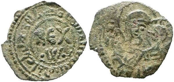 MESSINA. REGNO DI SICILIA. Guglielmo I (1155-1166).Follaro "piatto". D'Andrea 137; Cu; 0,45gr; Raro  - Auction MODERN COINS, MEDALS, MINTING DIES AND MASONIC RARITIES - Bertolami Fine Art - Casa d'Aste