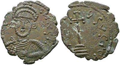 Benevento. Gisulfo II (742-751). Solido Suberato. Cni 149,1; Cu; 1,75gr; Rr