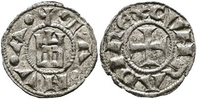 Genova. Denaro (1139-1339). Mir 16, Cni 1/69; Mi; 0,78gr