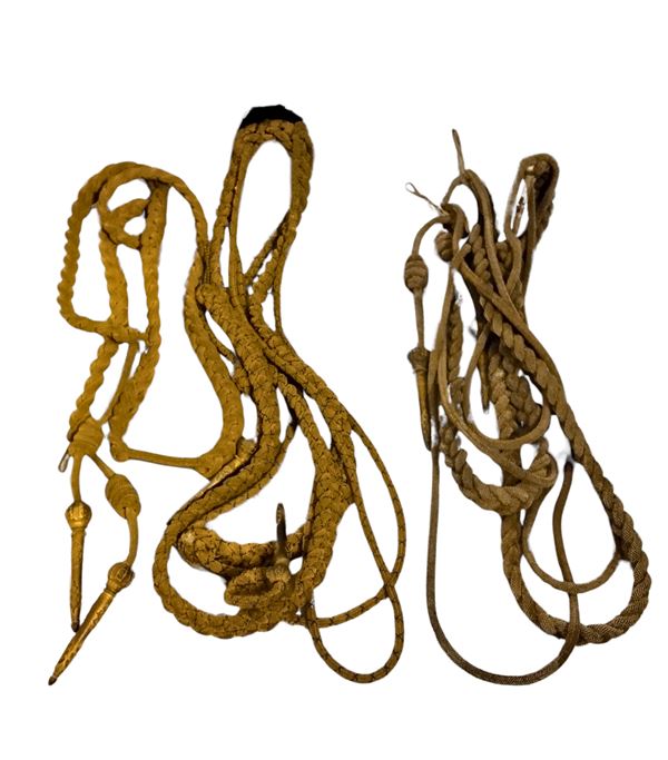 Italy, Kingdom, a lot of officer's boullion cords