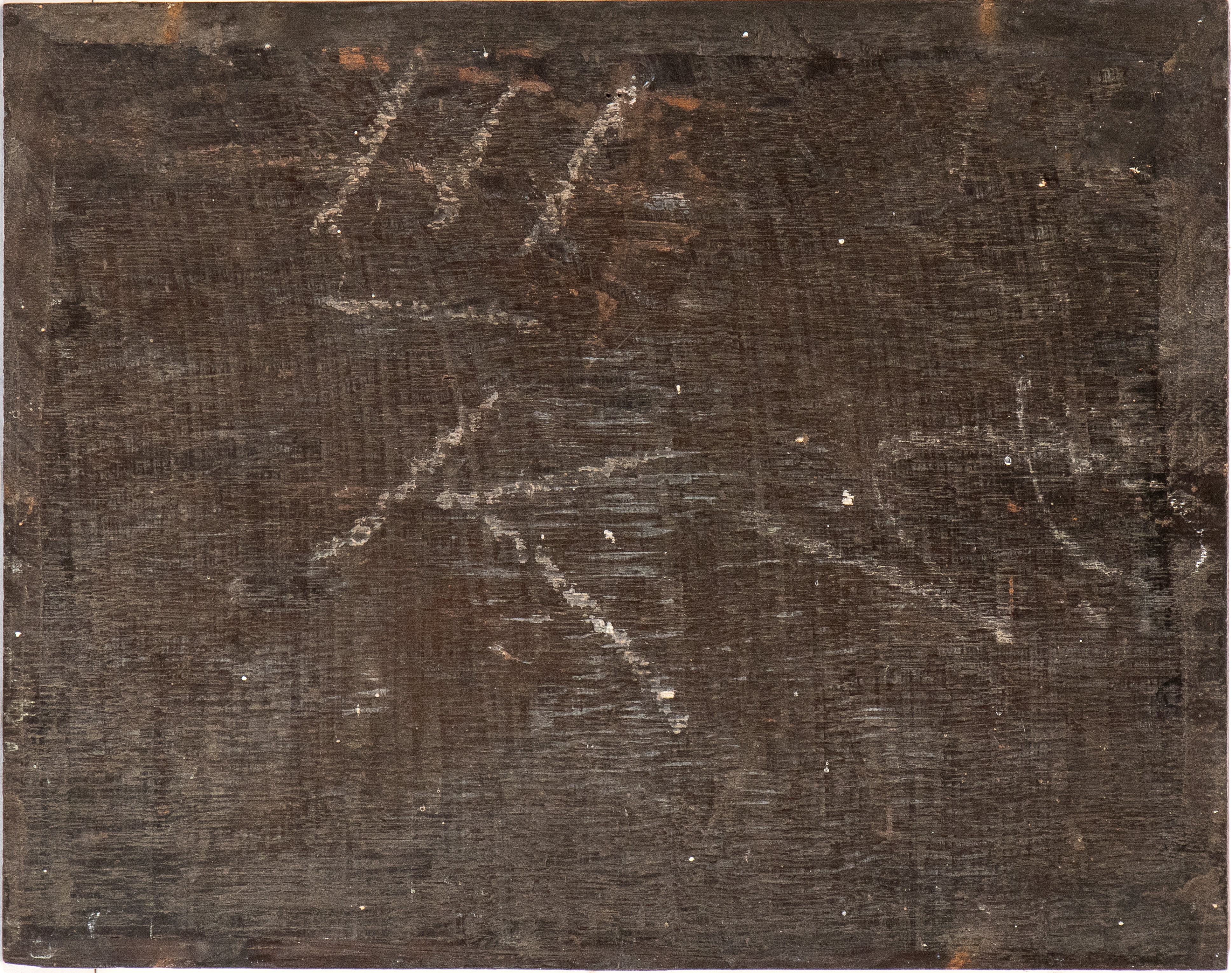 Paesaggio con corso d'acqua e contadini davanti a un casale