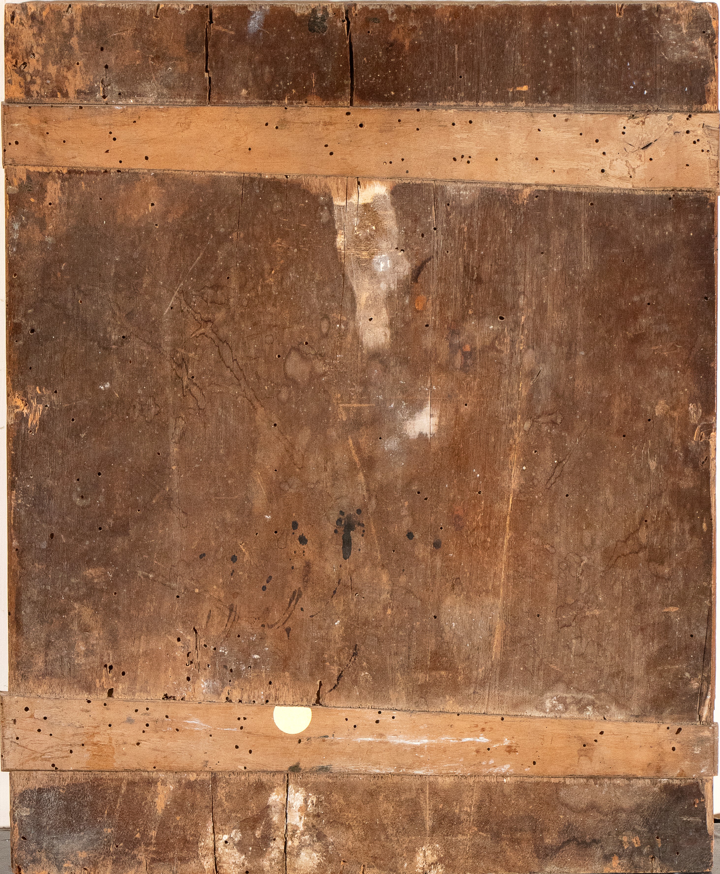 Artista Fiammingo, XVI - XVII Secolo - Crocifissione con la Vergine, San Giovanni Evangelista e M...