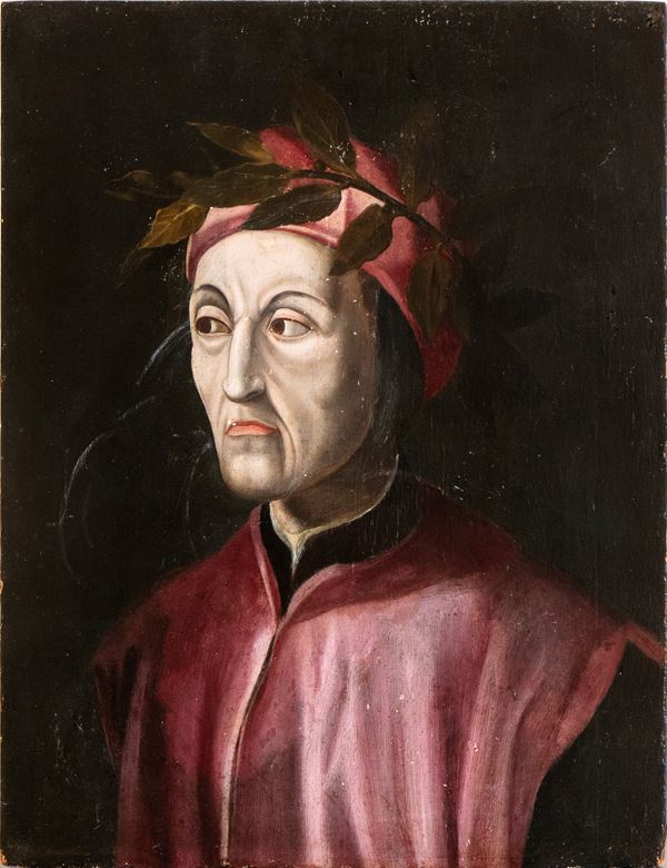 Artista toscano, XVII-XVIII secolo - Portrait of Dante Alighieri