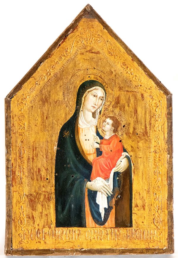 Nei modi della pittura toscana del XIV secolo - Virgin with Child