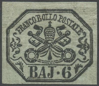 Pontificio - 6 Baj. Grigio Verdastro N.7 Nuovo