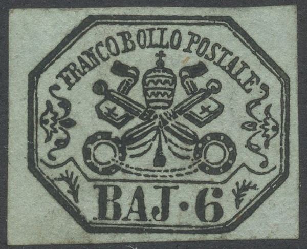 Pontificio - 6 baj. grigio azzurrastro 7b, nuovo