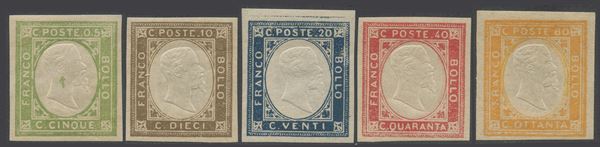 Prv. Napoletane Non Emessi, nuovi con gomma integra.