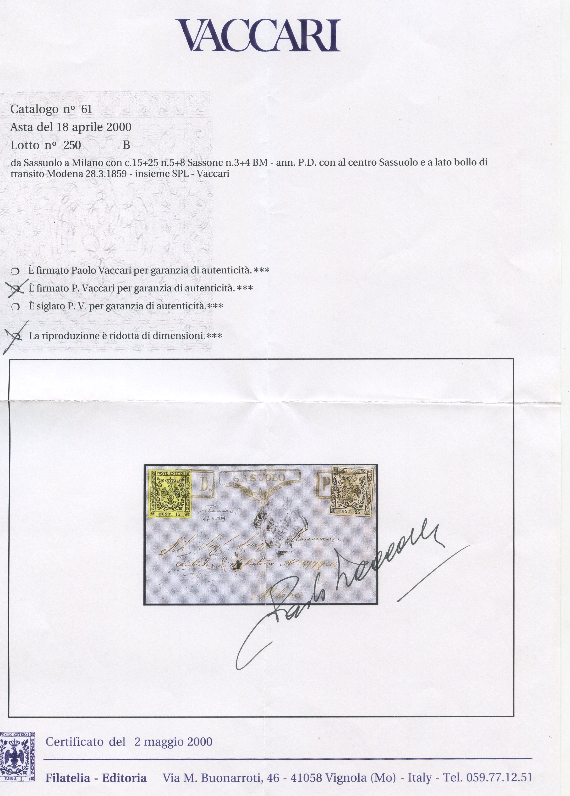Modena - Storia Postale