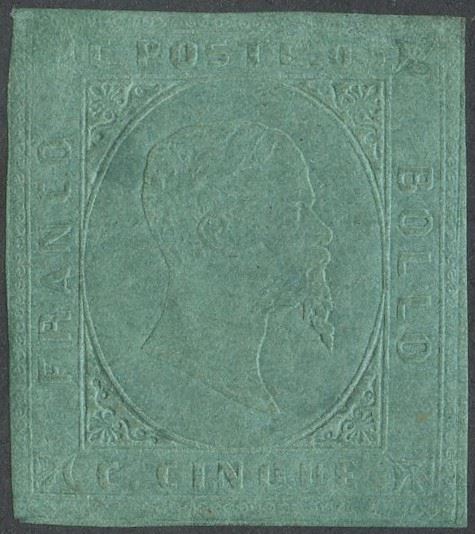 Sardegna/ II Emissione, 5 Cent. Nuovo