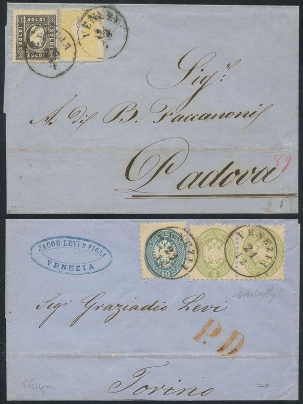 Lombardo Veneto - Due interessanti lettere.