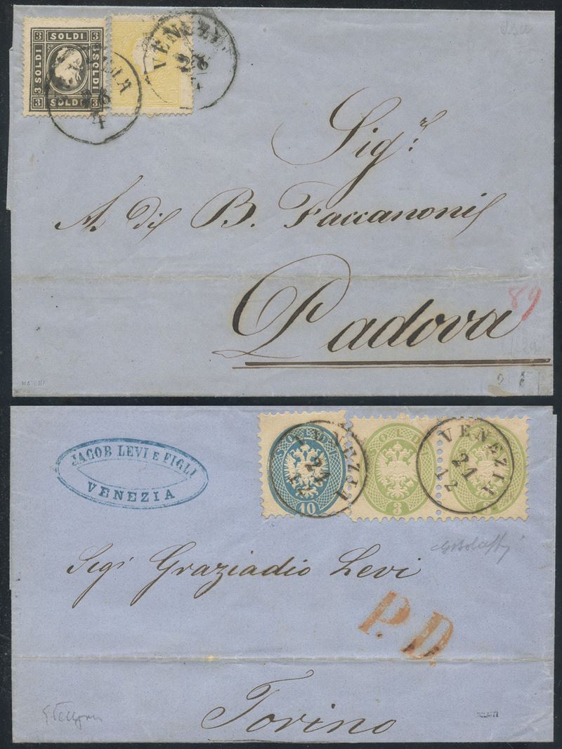 Lombardo Veneto - Due interessanti lettere.