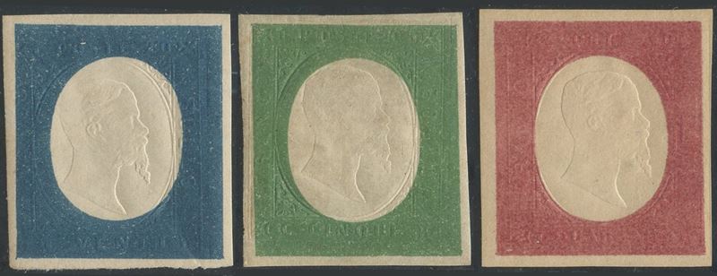 Sardegna, III emissione - serie non emessa, 1854