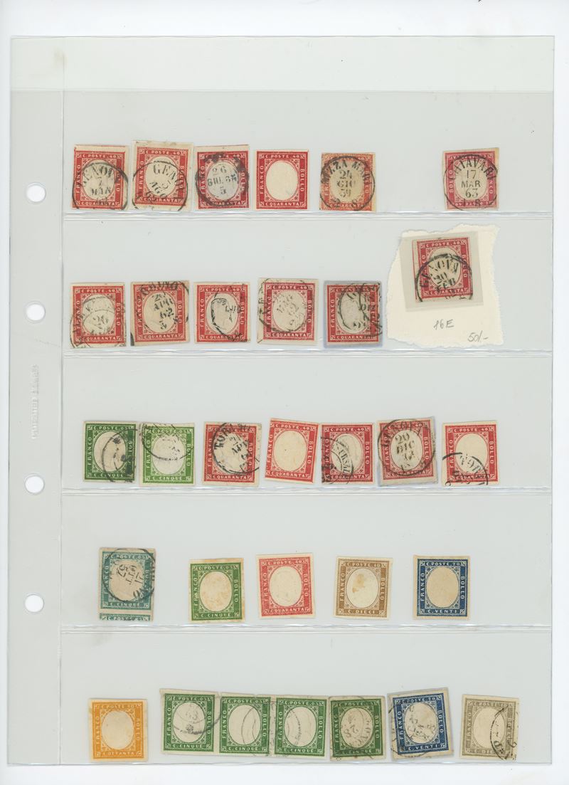 Sardegna, IV emissione - Accumulazione di circa 400 pezzi