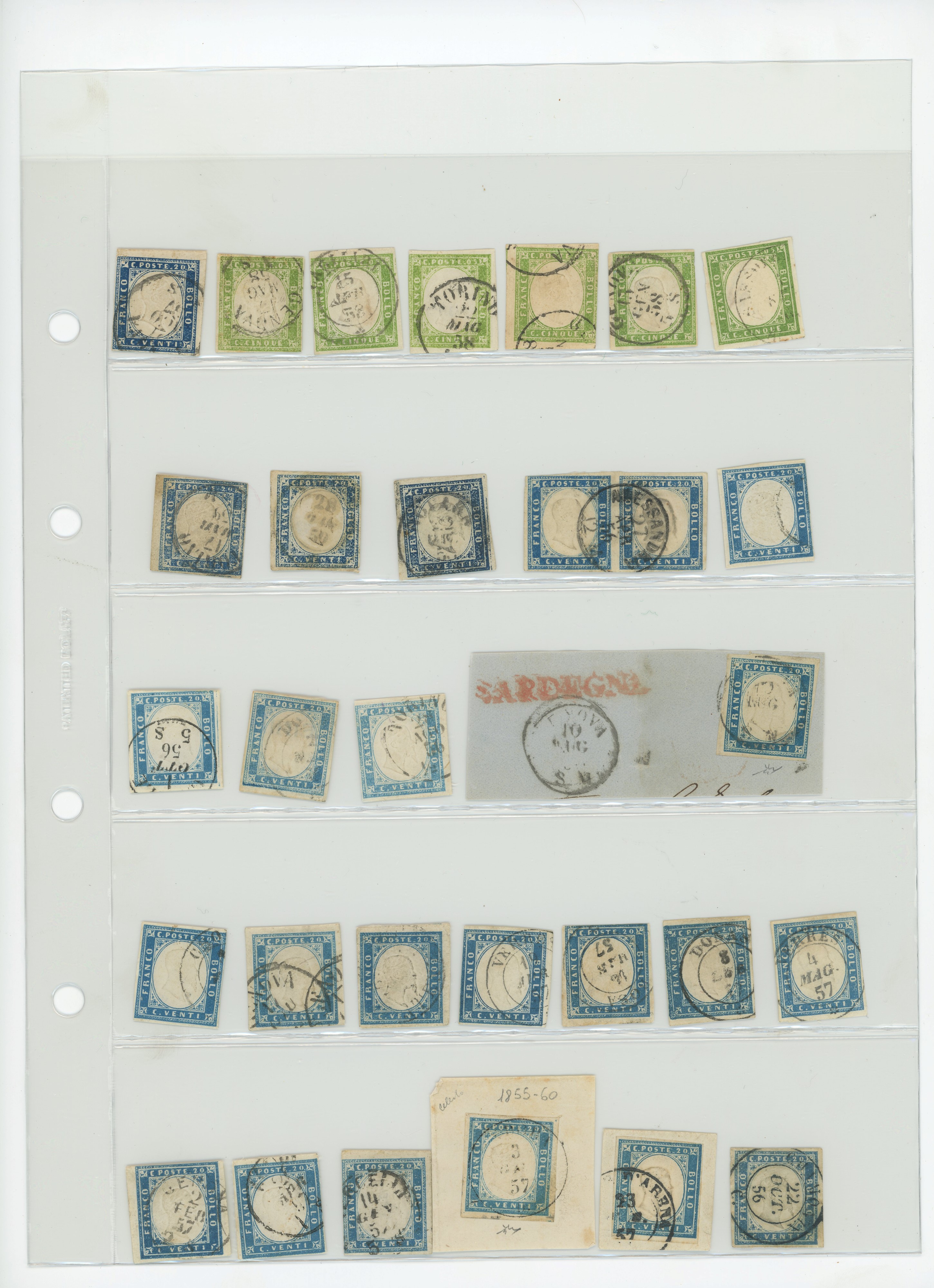 Sardegna, IV emissione - Accumulazione di circa 400 pezzi