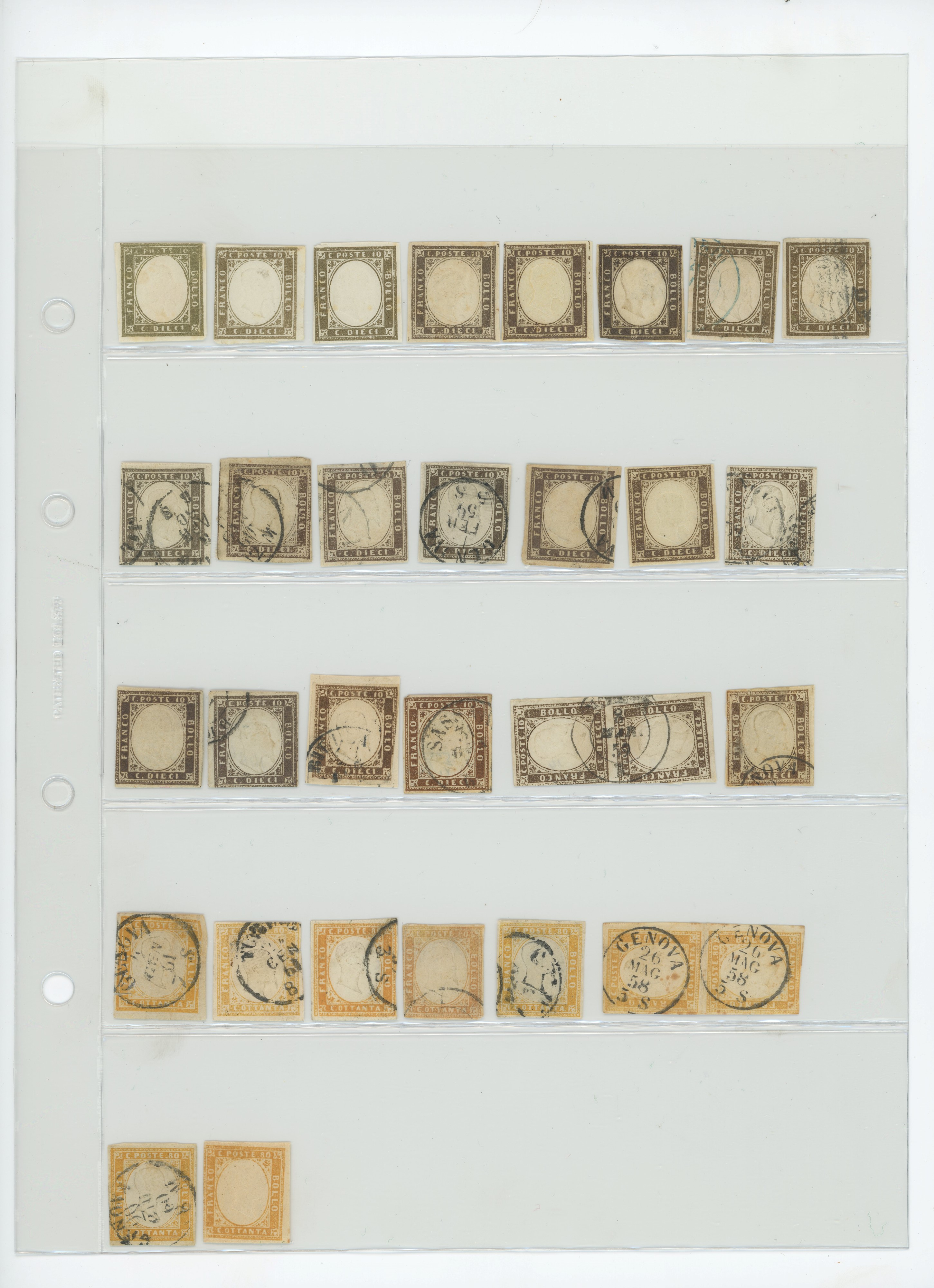 Sardegna, IV emissione - Accumulazione di circa 400 pezzi