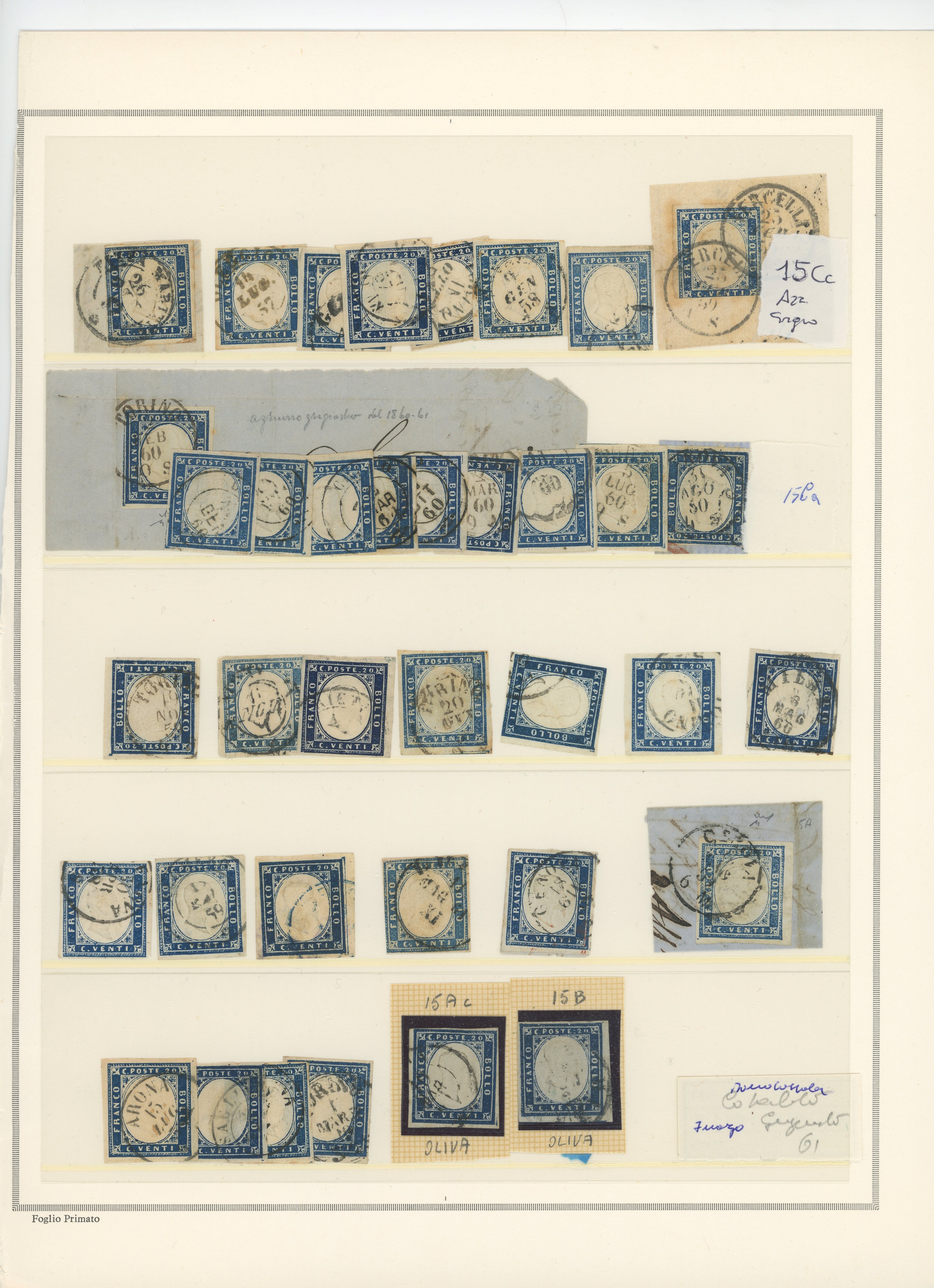 Sardegna, IV emissione - Accumulazione di circa 400 pezzi
