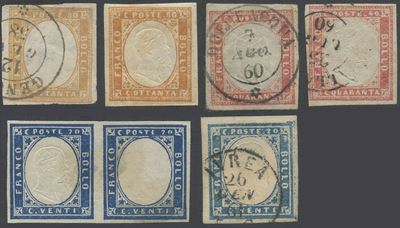 Sardegna, insieme di qualità mista del 1858