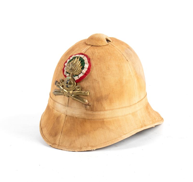 Italia, Regno, Guerra Italo Turca, Casco Coloniale Dell'artiglieria a Cavallo