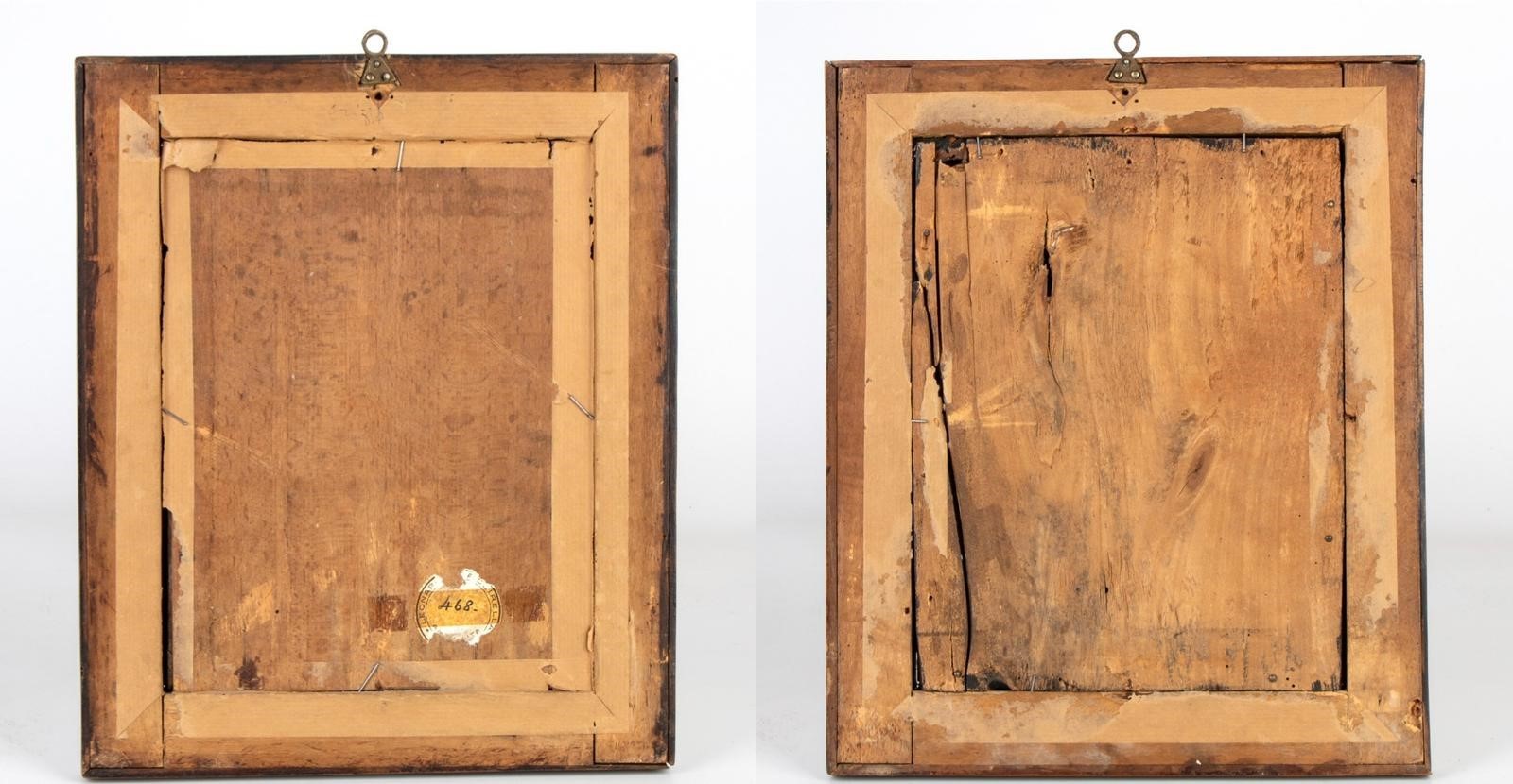 Coppia di ceroplastiche italiane